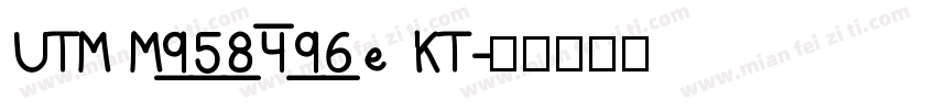 UTM Mobifone KT字体转换